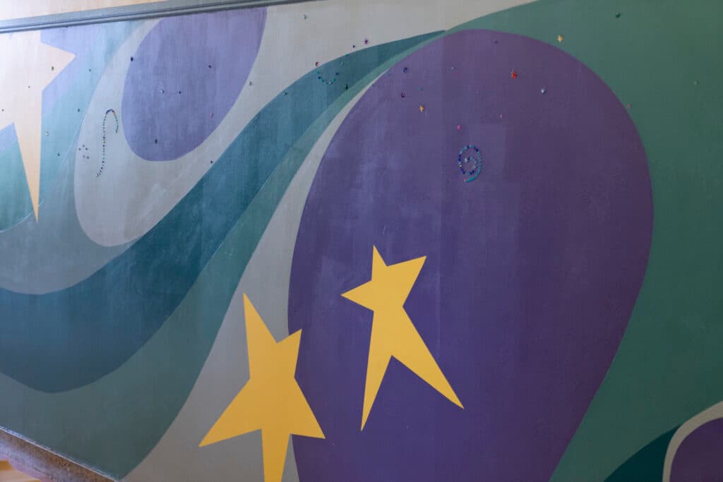 Dorian Sylvain, Muralist, Southside Schools, 2019,