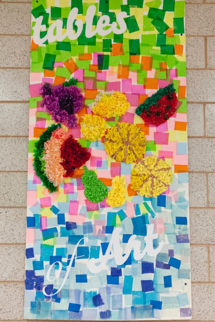 Dorian Sylvain, Chicago, CPS Lives, Artist Residency, Non-Profit Organization, Chicago Public Schools, Marsh Elementary School, Fruits & Vegetables, Art, Students, Community