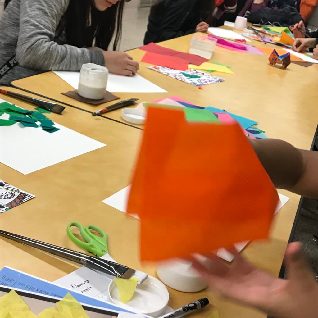 Dorian Sylvain, Chicago, CPS Lives, Artist Residency, Non-Profit Organization, Chicago Public Schools, Marsh Elementary School, Fruits & Vegetables, Art, Students, Community