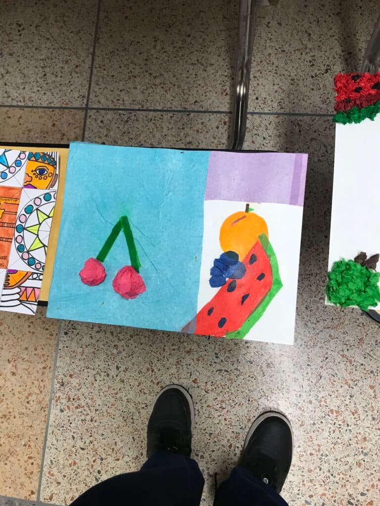Dorian Sylvain, Chicago, CPS Lives, Artist Residency, Non-Profit Organization, Chicago Public Schools, Marsh Elementary School, Fruits & Vegetables, Art, Students, Community